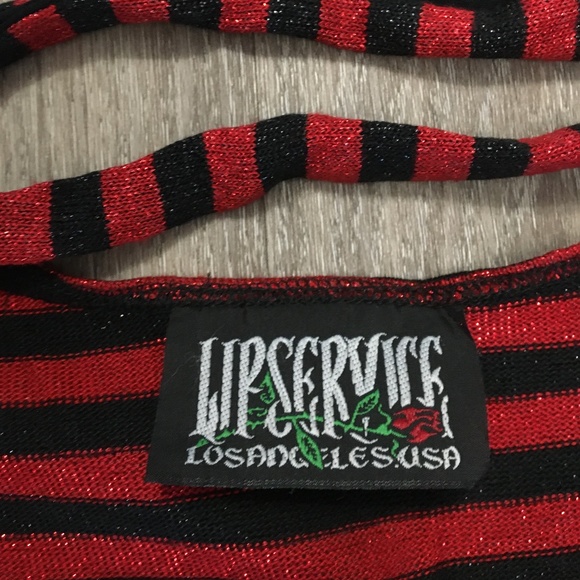 Vintage Lip Service Striped Dress - Picture 4 of 5